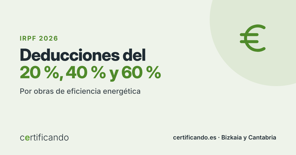 Deducciones en el IRPF por mejorar la eficiencia energética de tu vivienda (2026)